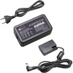 Ack - e18 remplacement pour ac adaptateur secteur pour appareil photo numrique canon eos 200d, 750d, ...