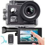 Action cam 4k60fps, camra sous - marine 40 m etanche 20 mp wifi avec stabilisation eis, zoom 8x, commande ...