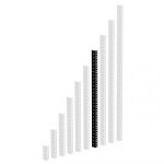 Adam hall - 61535b14 - profil rack en acier 2 mm, 14u