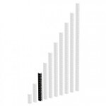 Adam hall - 61535b6 - profil� rack en acier 2 mm, 6u