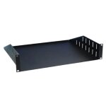 Adam hall 87553 - berceau rackable 19  3u pour rack audio - acier - ultra profond - ar�te arri�re pli�e ...