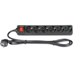 Adam hall accessories 8747 s 6 - power strip 6 sockets with switch