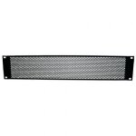 Adam hall - grille de ventilation en acier - 2u