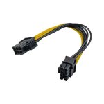 Adaptateur - akyga - ak - ca - 07 - pci - e 6 broches vers 8 broches - 20 cm - haute qualit