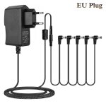Adaptateur d'alimentation electrique pour pédale de guitare, puissance de sortie a 5 voies, convertisseur ... Adaptateur d'alimentation electrique pour pédale de guitare, puissance de sortie a 5 voies, convertisseur ...