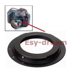 Adaptateur d'anneau d'adaptation de montage en mtal m42 - ef pour objectif m42 - eos m42 et appareil ...