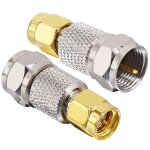 Adaptateur antenna sma adaptateur cble coaxial sma mle  f mle pour radio fm antenne dab antenne wifi ...