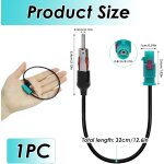 Adaptateur antenne autoradio connecteur, raccord radio voiture, radio voiture universel cble rallonge, ...