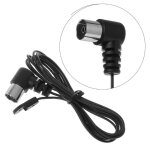 Adaptateur d'antenne radio fm, connecteur femelle sans balais, cble de prise, fil pour yamaha, jvc, ...