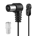 Adaptateur d'antenne radio fm f, 75ohm, connecteur mle unbal, stro d'intrieur pour yamaha jvc sony ...