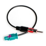 Adaptateur d'antenne stéréo pour voiture et camion, câble convertisseur radio, prise aérienne mâle Adaptateur d'antenne stéréo pour voiture et camion, câble convertisseur radio, prise aérienne mâle