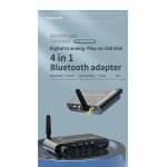 Adaptateur audio bluetooth 5. 1, lecteur de disque u, coaxial / optique  3. 5mm, convertisseur aux rl ...