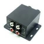 Adaptateur audio rca amplificateur convertisseur puissance haut - parleur basse controleur régulateur ... Adaptateur audio rca amplificateur convertisseur puissance haut - parleur basse controleur régulateur ...