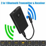 Adaptateur audio sans fil bluetooth 2 en 1, émetteur - récepteur bt5. 0, a2dp, jack aux 3. 5mm, adaptateur ... Adaptateur audio sans fil bluetooth 2 en 1, émetteur - récepteur bt5. 0, a2dp, jack aux 3. 5mm, adaptateur ...