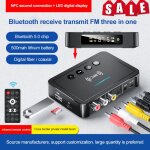 Adaptateur audio sans fil bluetooth 5. 0, 10m, metteur rcepteur aptx ll, faible latence, prise aux ...