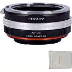 Adaptateur avec bague de contrle des ouvertures pour objectifs sony a / minolta af et appareil photo ...