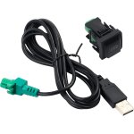 Adaptateur de cble audio usb de voiture, lecteur cd, cble radio, prise usb encastrable, rechange pour ...