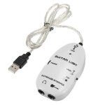 Adaptateur de cble de guitare jack 6, 3 mm vers usb pour la lecture d'enregistrements sur pc