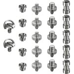 Adaptateur camera 1 / 4 a 3 / 8 filetage vis adapteur pour trpied, monopode, tte de rotule, support ...