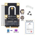 Adaptateur de carte wi fi sans fil m. 2 pour carte intel f c25ng 9260 8265 ac, convertisseur pci express ...