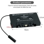 Adaptateur cassette bluetooth 5. 0 pour autoradio - récepteur de voiture, audio vers aux smartphone, ... Adaptateur cassette bluetooth 5. 0 pour autoradio - récepteur de voiture, audio vers aux smartphone, ...