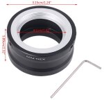 Adaptateur de convertisseur d'objectif de caméra à vis m42, pour sony nex e mount nex - 5 nex - 3 nex ... Adaptateur de convertisseur d'objectif de caméra à vis m42, pour sony nex e mount nex - 5 nex - 3 nex ...