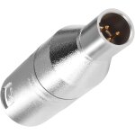 Adaptateur convertisseur xlr 3 broches vers mini xlr 3 broches pour casque x - l - r - 3 mle vers mini ...