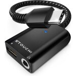 Adaptateur d'ecouteur jack 3. 5mm pd usb c, 2 - en - 1 usb type c vers adaptateur audio aux pour casque, ...