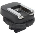 Adaptateur de griffe porte - accessoire pour appareils photo - noir, lger, durable, support universel ...