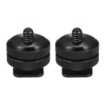 Adaptateur de griffe porte - accessoire pour appareil photo reflex num�rique (2 pi�ces) - vis 1 / 4  ...