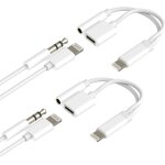 Adaptateur lightning vers jack ecouteurs 3. 5mm (2 pack)pour iphone 14 câble aux audio pour apple chargeur ... Adaptateur lightning vers jack ecouteurs 3. 5mm (2 pack)pour iphone 14 câble aux audio pour apple chargeur ...