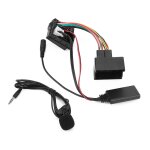 Adaptateur de microphone fil audio auxiliaire de 150 cm / 59 pouces de longueur de remplacement pour ...