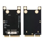 Adaptateur mini pci e vers wifi, carte rseau sans fil pour macbook pro / air