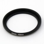 Adaptateur d'objectif 40 - 43mm - 43mm, bague filtrante, 40mm mle  43mm femelle