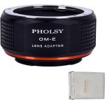 Adaptateur pour objectifs olympus zuiko om et appareil photo sony e mount, a1, a9 ii, a7s iii / ii, a7r ...