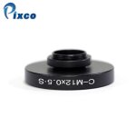 Adaptateur d'objectif pixco imbib pour cs ou c mount, m12