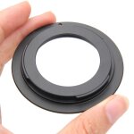 Adaptateur d'objectif universel noir en aluminium, anneau de montage à vis pour tous les objectifs m42, ... Adaptateur d'objectif universel noir en aluminium, anneau de montage à vis pour tous les objectifs m42, ...