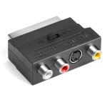 Adaptateur péritel vers 3x in out + adaptateur s - vidéo s - vhs av audio vidéo - connecteurs, commutateur ... Adaptateur péritel vers 3x in out + adaptateur s - vidéo s - vhs av audio vidéo - connecteurs, commutateur ...
