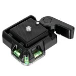 Adaptateur de pince  dgagement rapide pour trpied d'appareil photo, plaque de dgagement compatible ...