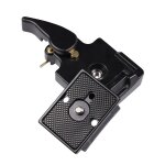 Adaptateur de pince de plaque  dgagement rapide pour trpied d'appareil photo manfrotto 200pl - 14, ...