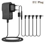 Adaptateur de prise ue 9v 850ma + 1 cable de chaine aisy a 5 voies pour boss zoom effet de guitare pédale ... Adaptateur de prise ue 9v 850ma + 1 cable de chaine aisy a 5 voies pour boss zoom effet de guitare pédale ...