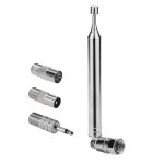 Adaptateur de remplacement pour antenne radio fm, vis tlescopique de type f, connecteur mle pour rcepteur ...