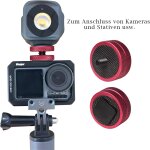 Adaptateur sabot de flash avec filetage 1 / 4 , adaptateur hot shoe, vis pour flash, avec tapis en caoutchouc, ...