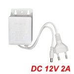 Adaptateur secteur us / eu extrieur tanche ac 100 - 240v entre dc 12v volts sortie chargeur d'alimentation ...