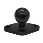 Adaptateur de tte de boule en aluminium, guidon de moto 1 pouce, support de base, clip de vlo, support ...