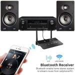 Adaptateur transmetteur r�cepteur bluetooth compatible aptx sbc fs hifi aux, adaptateur pour tv pc, casque, ...