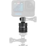 Adaptateur tr�pied pour gopro, 360 degr�s supports en alliage d'aluminium pour hero 12 / 11 / 10 / 9 ...