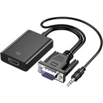 Adaptateur vga vers hdmi avec audio et câble d'alimentation, convertisseur vga vers hdmi 1080p@60hz adaptateur ... Adaptateur vga vers hdmi avec audio et câble d'alimentation, convertisseur vga vers hdmi 1080p@60hz adaptateur ...