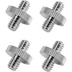 Adaptateur de vis de camra[4 pices ], standard 1 / 4  mle a 1 / 4  adaptateur mle filet, camra ...
