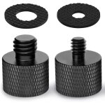 Adaptateur de vis pour microphone avec coussinets en caoutchouc, adaptateur 5 / 8 vers 1 / 4 et adaptateur ...